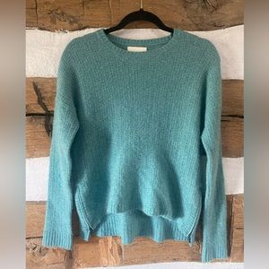 Womens Cynthia Rowley Sweater Size Large Cashmere Teal